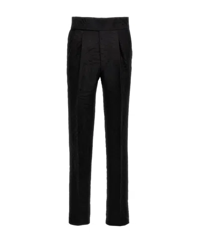 Bally Pleat Detailed Pants In Black