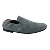 Bally Man Loafers Dark Brown Size 8.5 Leather In Grey