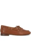 Bally Round Toe Flat Shoes In Brown