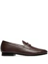 Bally Plume Leather Loafers In Brown