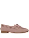 Bally Plume Suede Loafers In Pink