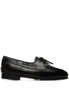 Bally Eyelet Detailing Loafers Round Toe In Black