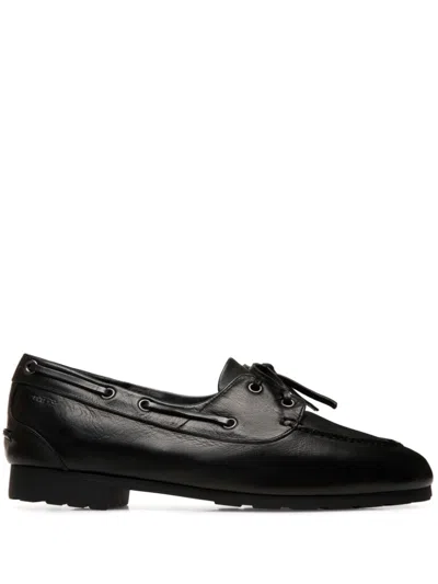 Bally Plume Moccasin In Leather Wide Foot Morphology In Black