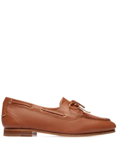 Bally Plume Loafers In Brown