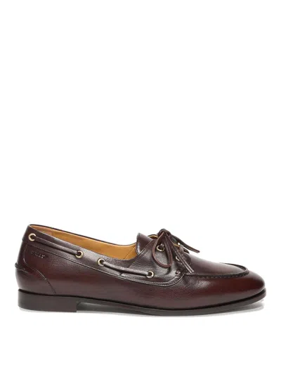 Bally Plume Moccasin In Brown