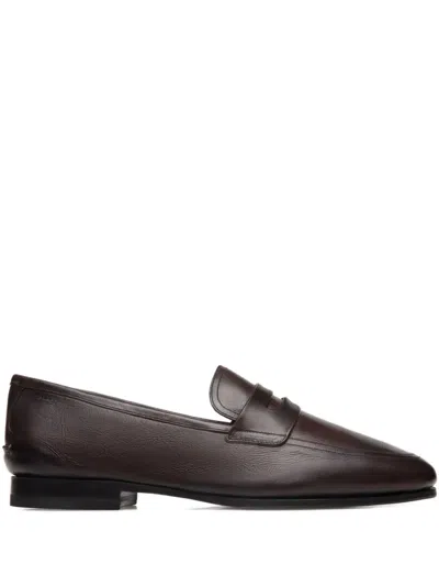 Bally Plume Penny-strap Leather Loafer In Multi