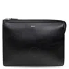 Bally Pm - Clutch In Black Leather In Black