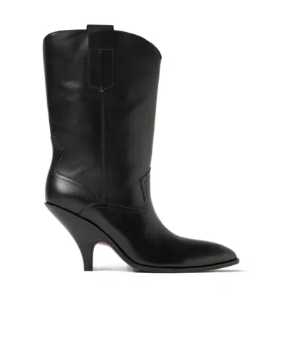 Bally Pointed Short Boots In Black