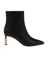 Bally Pointed Short Boots In Black