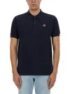 Bally Short Sleeve Polo Shirt With Collar Design In Blue