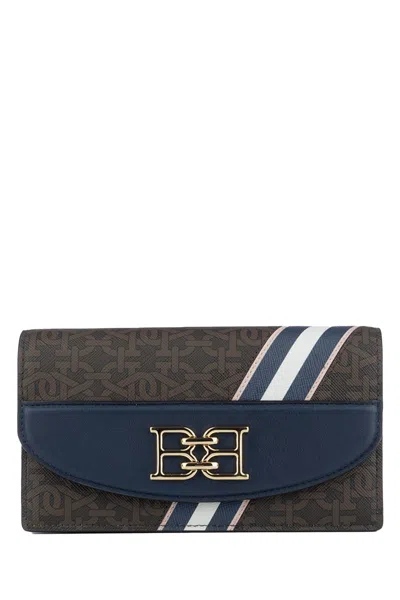 Bally Monogram-print Crossbody Bag In I849y