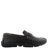 Bally Prince Pilot Leather Drivers In Black