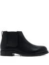 Bally Pull-loop Spiegel Boots In Black