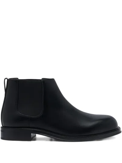 Bally Pull-loop Spiegel Boots In Black