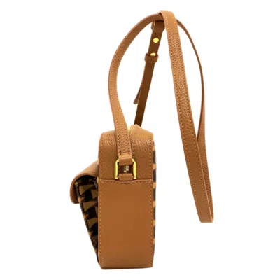 Pre-owned Bally Pvc Leather Shoulder Bag () In Brown