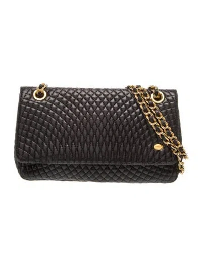 Pre-owned Bally Quilted Crossbody Bag In Black