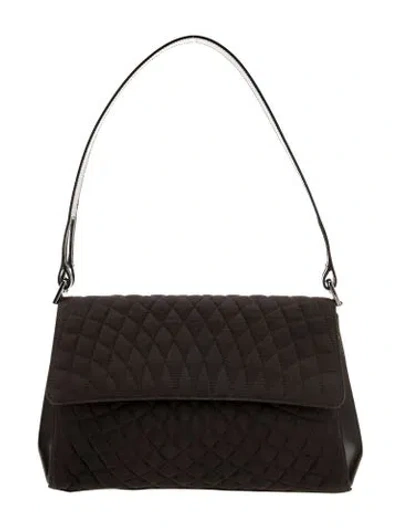 Pre-owned Bally Quilted Shoulder Bag In Black