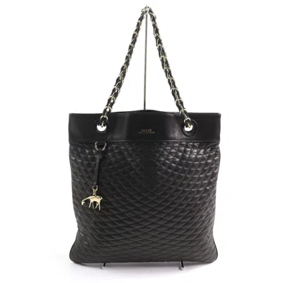 Pre-owned Bally Quilting Tote Bag () In Black