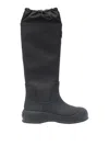Bally High Shaft Round Toe Rain Boots Rubber Sole In Negro