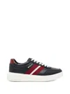 Bally Striped-detail Sneakers In Blue