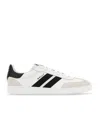 Bally Leather Sneakers With Contrast Heel Tab In White