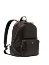 Bally Ray Leather Backpack In Brown