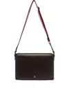 Bally Ray Leathershoulder Bag In Brown