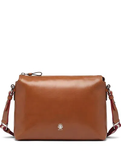 Bally Ray Messenger Bag In Brown