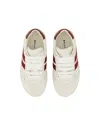 Bally Calf Leather Raise Sneaker In White