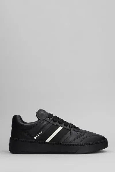 Bally Rebby Sneakers In Black Leather