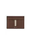 Bally Rectangular Clip In Brown
