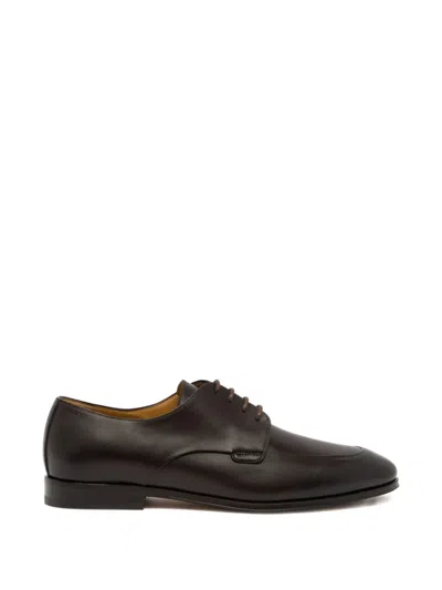 Bally Regent Leather Oxford Shoes In Brown