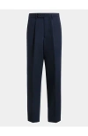 Bally Regular Pleated Pants In Blue