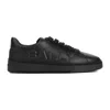 Bally Classic Black Leather Sneaker For Men In Black