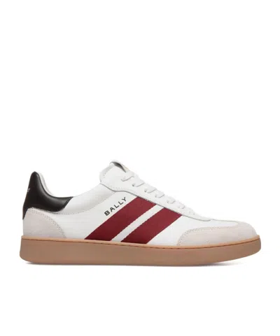 Bally Retro Crest Sneakers In White