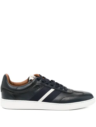 Bally Retro Crest Sneakers In Blue