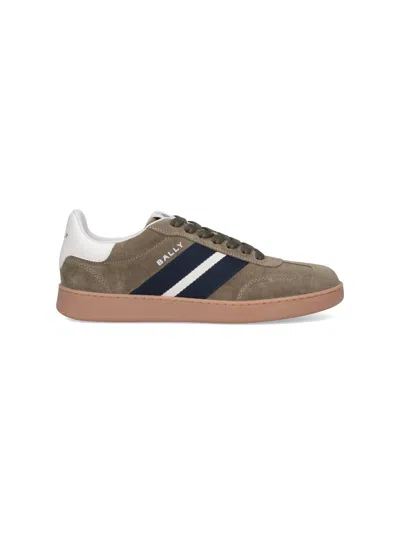 Bally Retro Crest Sneakers In Green