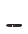 Bally Reversible And Adjustable Belt In Black Leather In Black