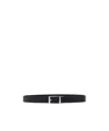 Bally Reversible And Adjustable Belt In Black Leather In Black