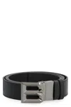 Bally Reversible And Adjustable Leather Belt In Black