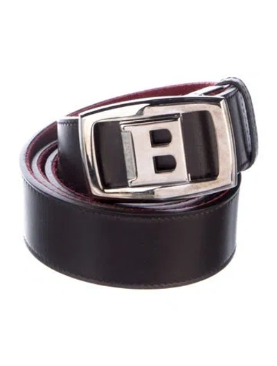 Pre-owned Bally Reversible Belt Waist Belt In Multi