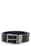 Bally Reversible Leather Belt In Black