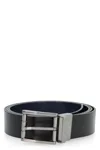 Bally Reversible And Adjustable Leather Belt In Black