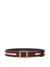 Bally Reversible Leather Belt In Multi