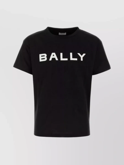 Bally Metallic Logo T Shirt In Black