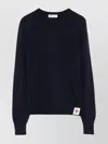 Bally Long Sleeve Crew Neck Knitwear Top