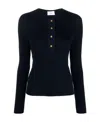 Bally Woman Sweater Navy Size 4 Merino Wool In Black