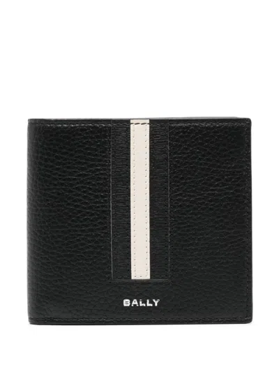 BALLY RIBBON BI-FOLD LEATHER WALLET