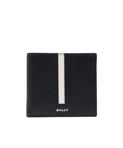 BALLY BALLY LOGO-PRINTED BI-FOLD WALLET
