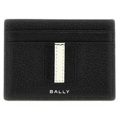 Bally Ribbon Card Case In Black